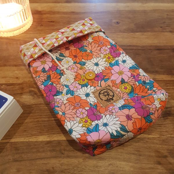 Pochette à livres Fleurs multicolores – Image 2