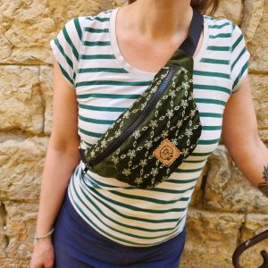 Banane Broderie asymétrique