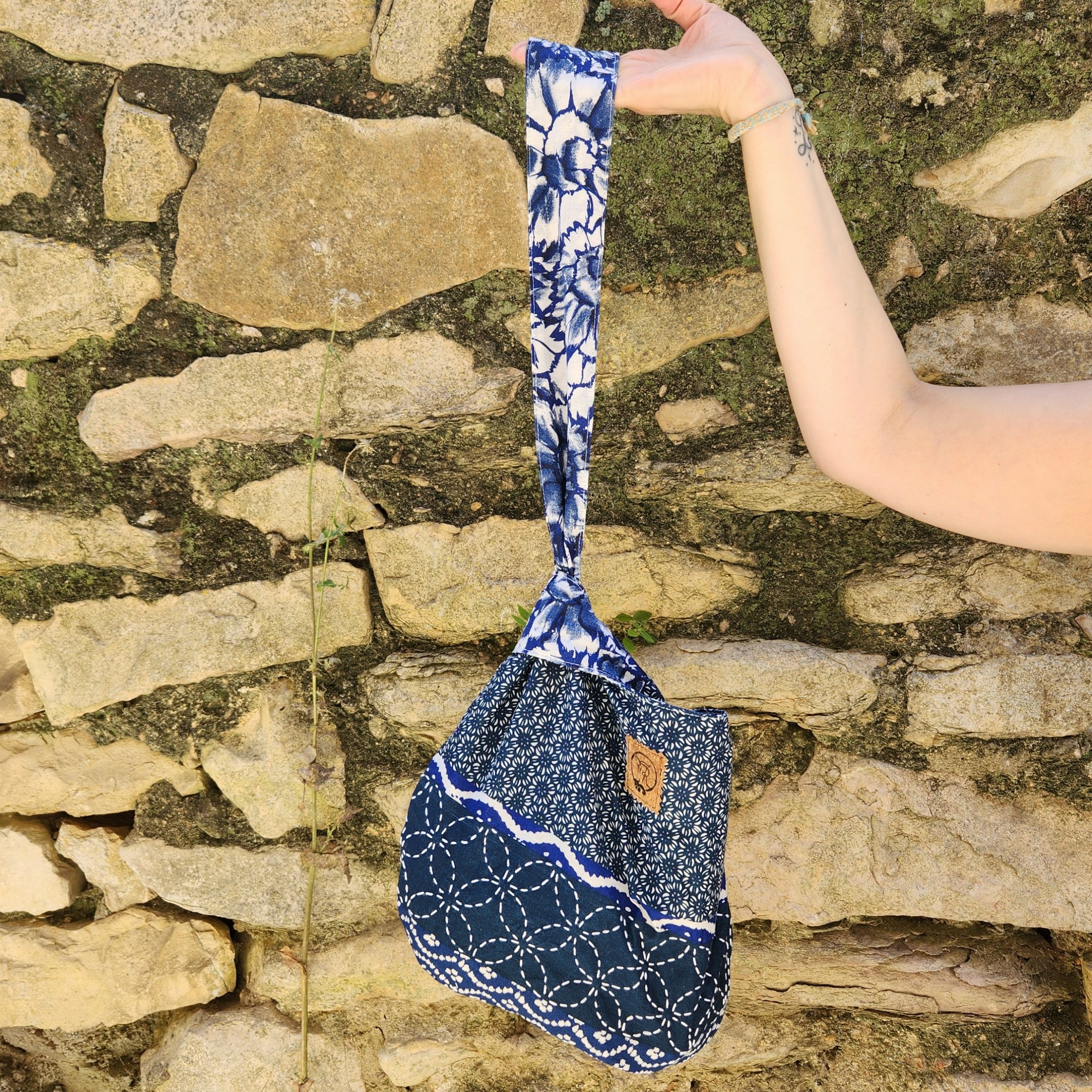 Knotbag Blue sashiko – Image 3